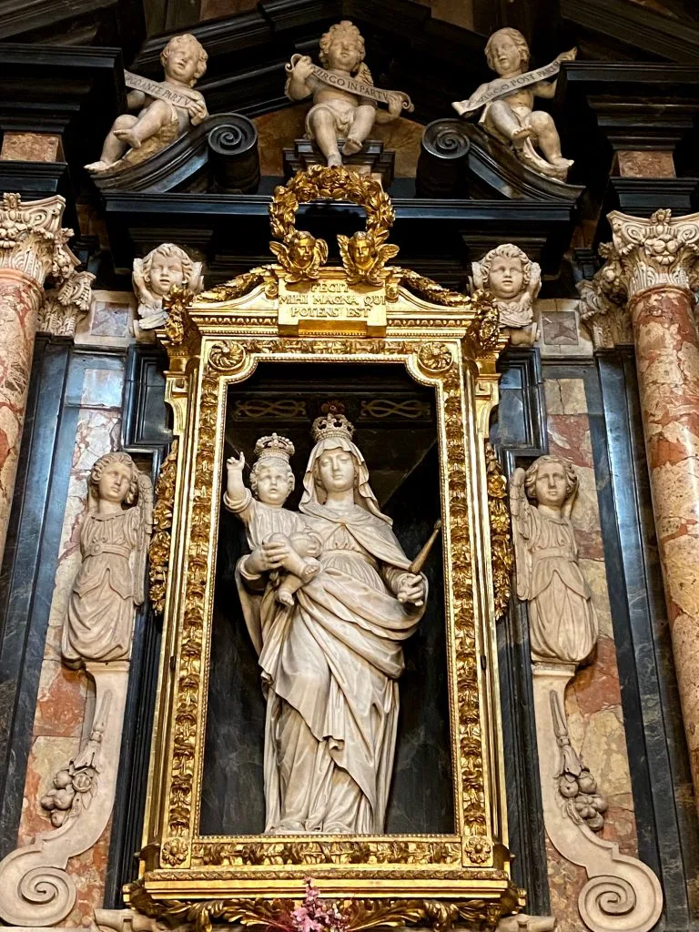 La cappella della Beata Vergine Maria