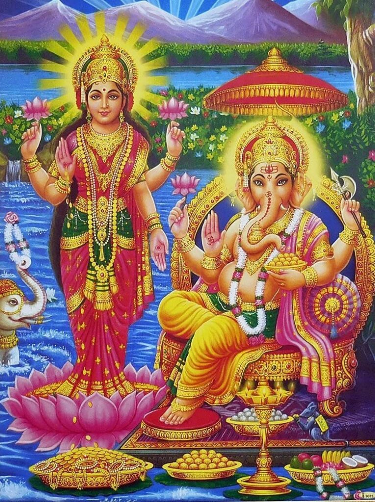Lakshmi e Ganesha